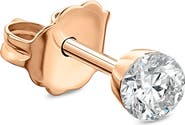 MARIA TASH Invisible Set Diamond Single Stud Earring