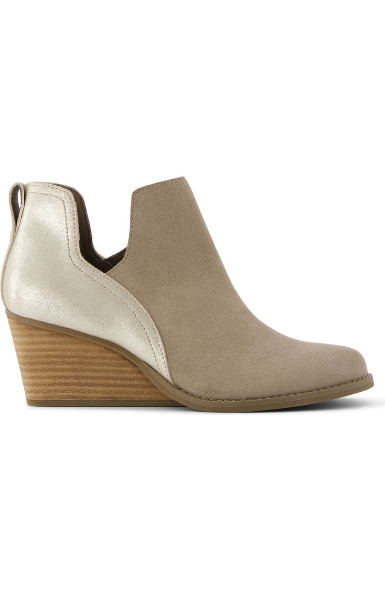 TOMS Gwen Wedge Bootie, Alternate, color, Natural