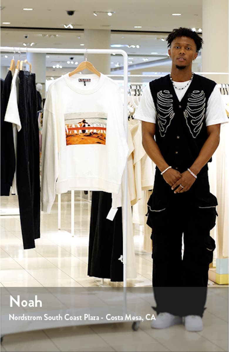 Muller Long Sleeve Cotton Graphic Sweatshirt, sales video thumbnail