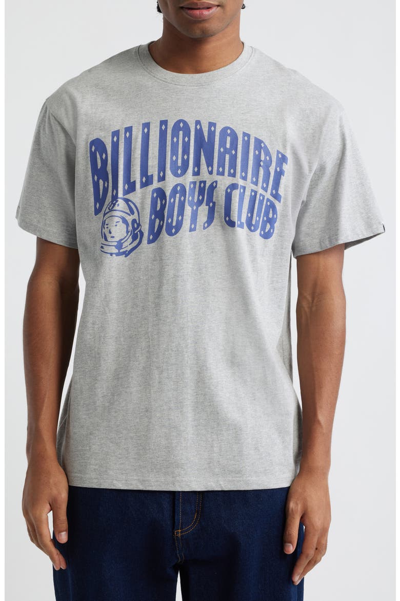 Curve Logo Short Sleeve Graphic T-Shirt, Main, color, HEATHER GR