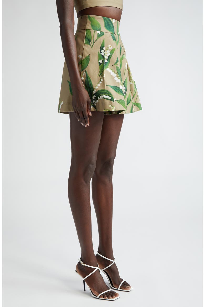Lily of the Valley Stretch Twill Shorts, Alternate, color, WHITE/ KHAKI