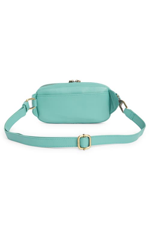 Hobo Shaker Leather Belt Bag In Green Wasabi
