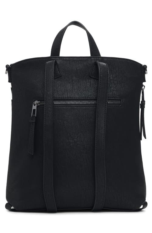Desigual Mini Embroidered Faux Leather Backpack In Black