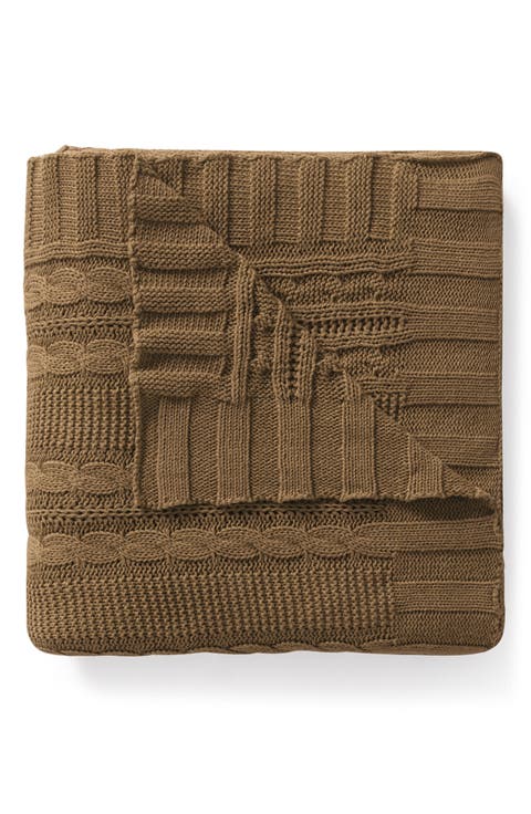 Dublin Cable Knit Throw Blanket