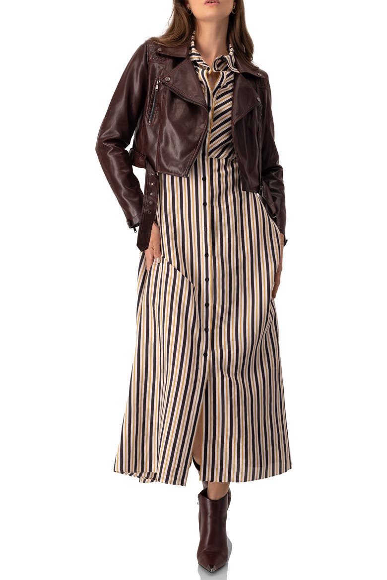 Long Striped Shirt Dress, Alternate, color, Striped