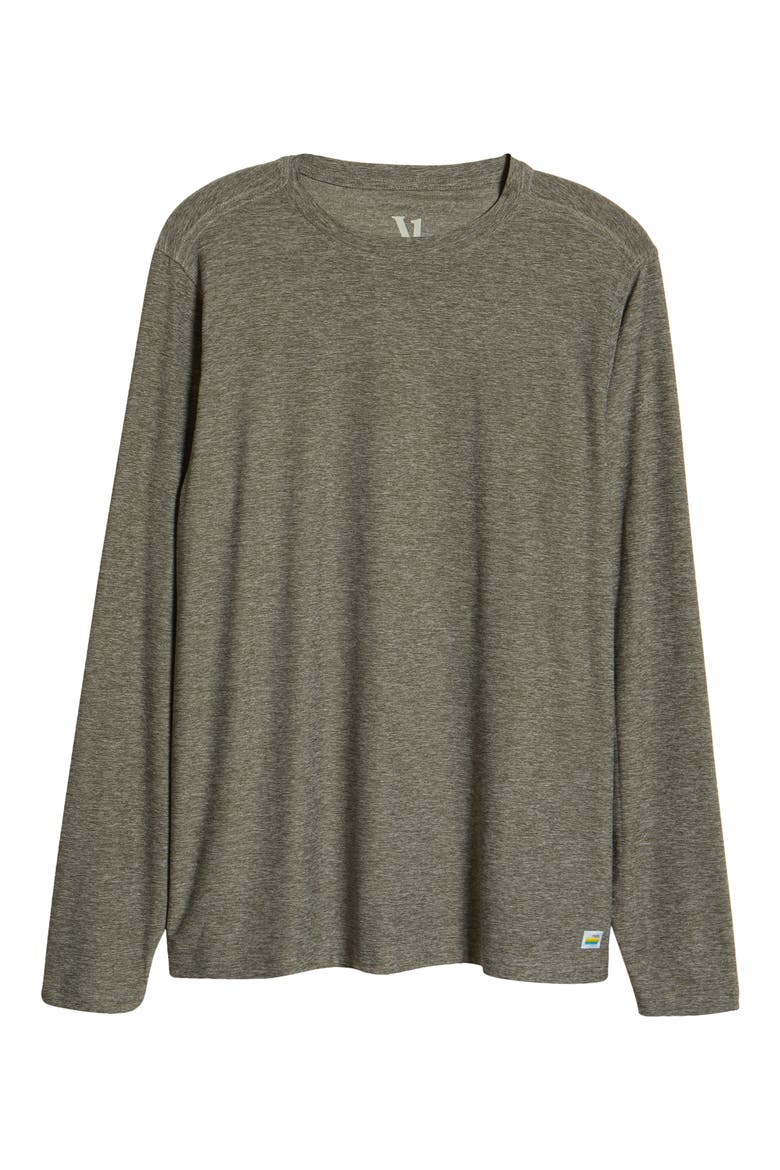 Long Sleeve Strato Tech Tee, Alternate, color, HEATHER GREY
