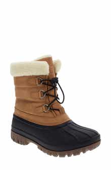 Chooka Cold Weather Faux Shearling Lined Snow Boot