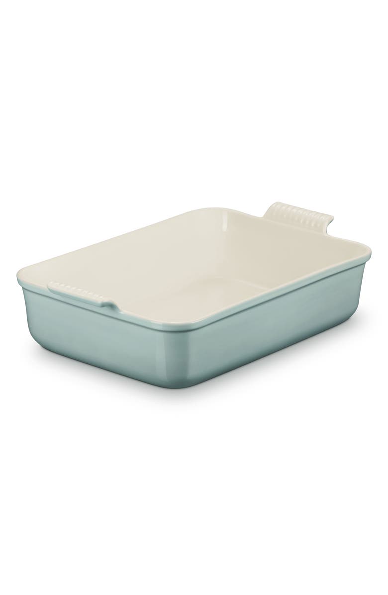 Le Creuset Heritage Stoneware Deep Lasagna Dish, Alternate, color, Sea Salt
