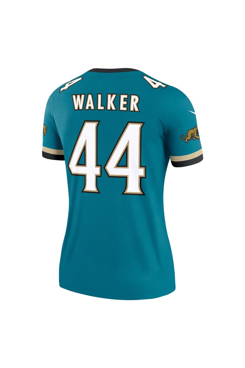 Women's Nike Travon Walker Prowler Throwback Teal Jacksonville Jaguars Alternate Legend Player Performance Top, Alternate, color, Teal