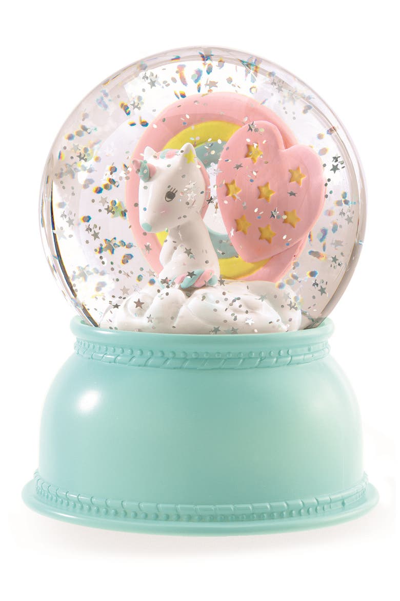 Unicorn Snow Globe Night Light, Main, color, VARIOUS