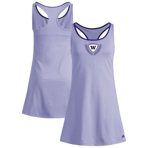 Women's adidas  Purple Washington Huskies Spring Fling Active Racerback Skort Dress