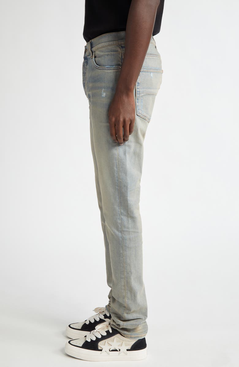 AMIRI Stack Slim Fit Jeans, Alternate, color, Antique Indigo