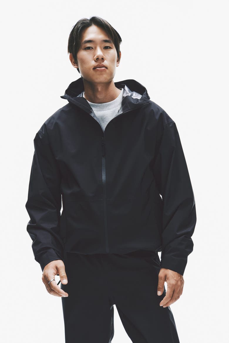 Packable Rain Jacket With Stormmove, Alternate, color, Black