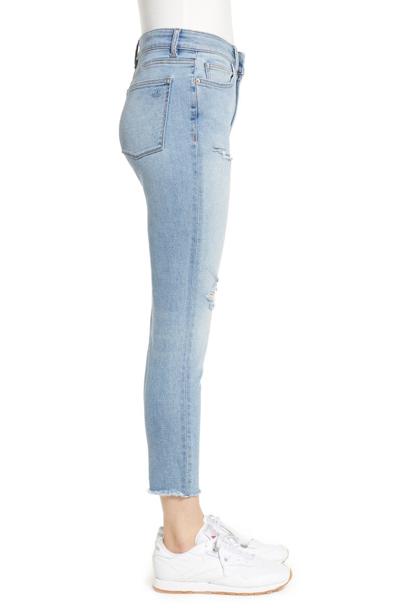 DL1961 Farrow Instaslim Ripped High Waist Crop Skinny Jeans, Alternate, color, 