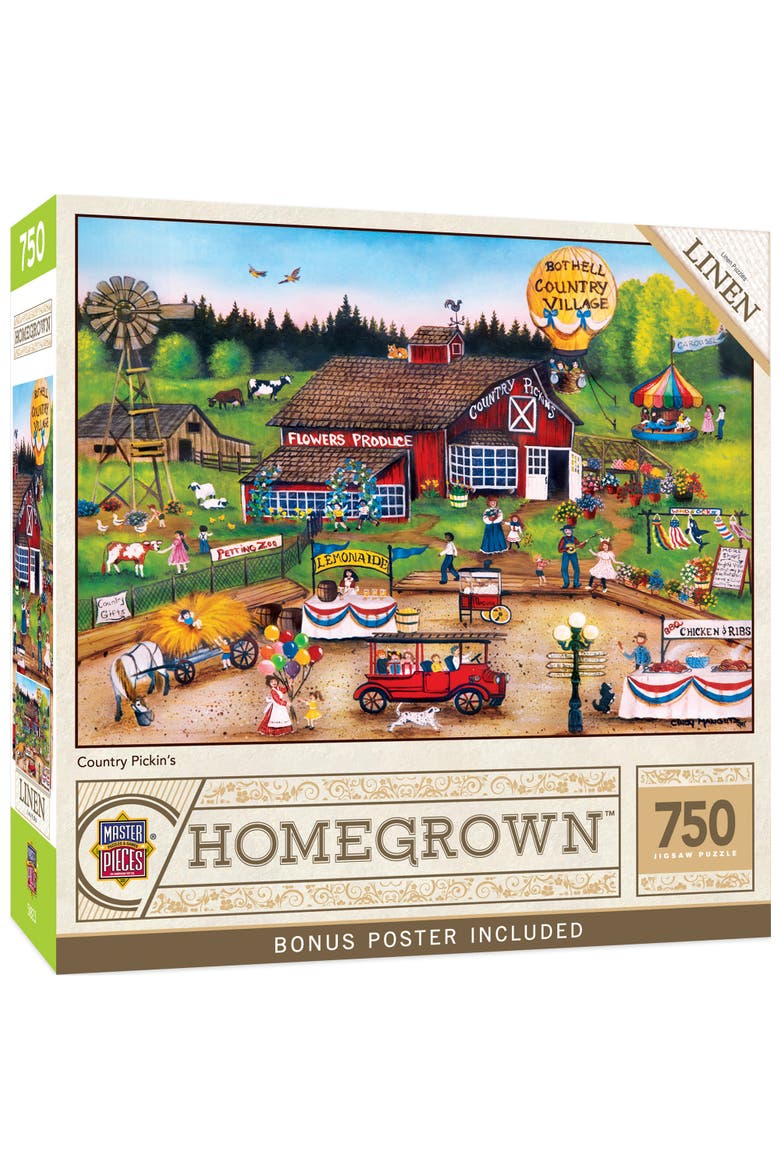 Country Pickin's 750 Piece Jigsaw Puzzle, Main, color, Multicolor