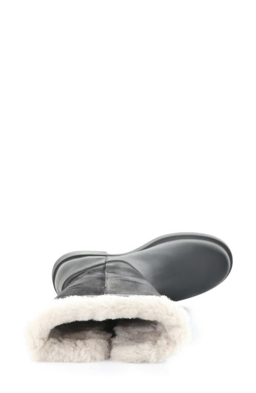 Bos. & Co. Neva Waterproof Genuine Shearling Boot In Black