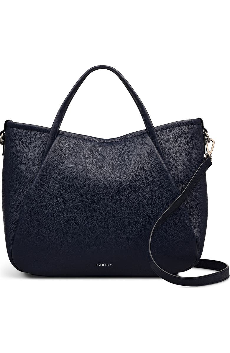 Radley Eastney Street Medium Ziptop Satchel Bag, Main, color, Ink