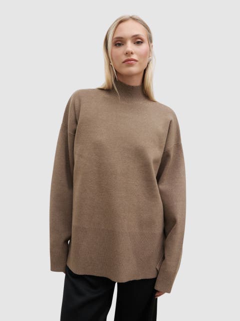 Estella High Neck Knit Jumper