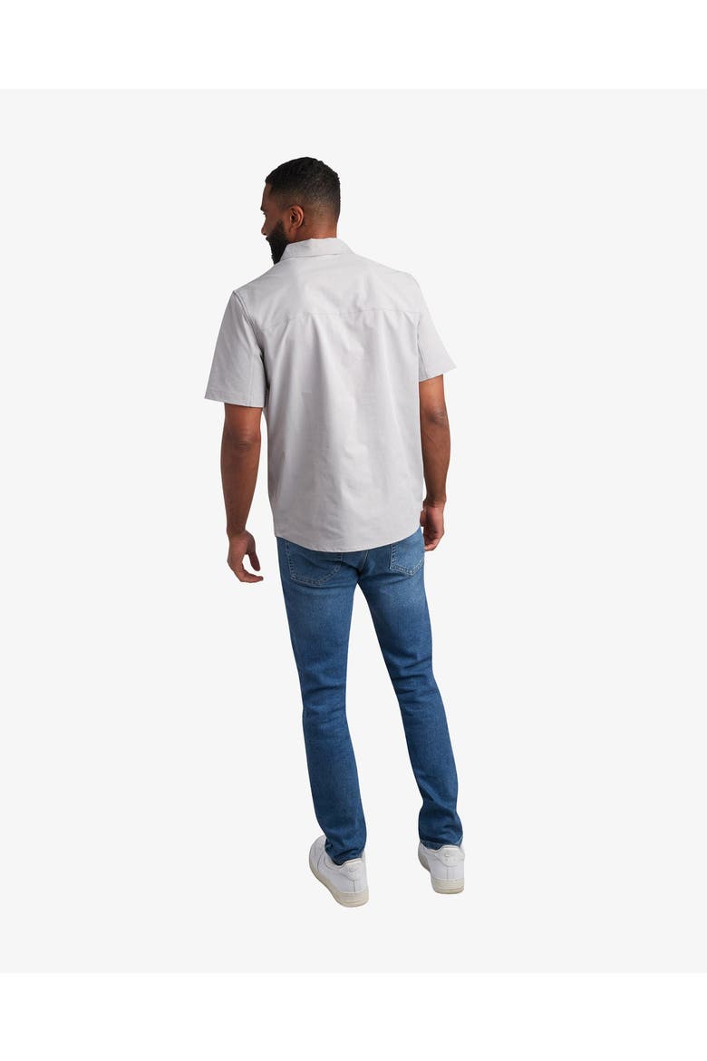 Men Short Sleeve Ripstop, Alternate, color, Pewter