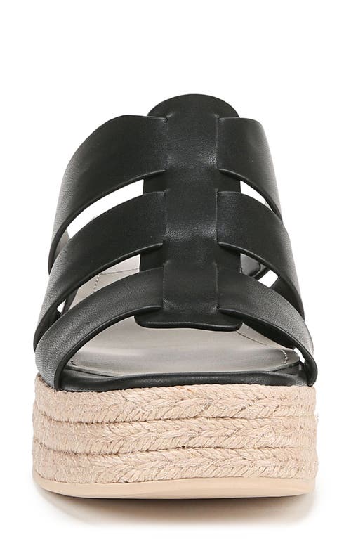 Franco Sarto Tevin Platform Wedge Sandal In Black