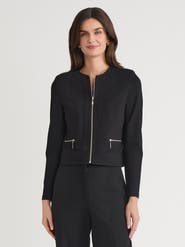 Misook Heritage LuxeStretch Ponte Sport Jacket