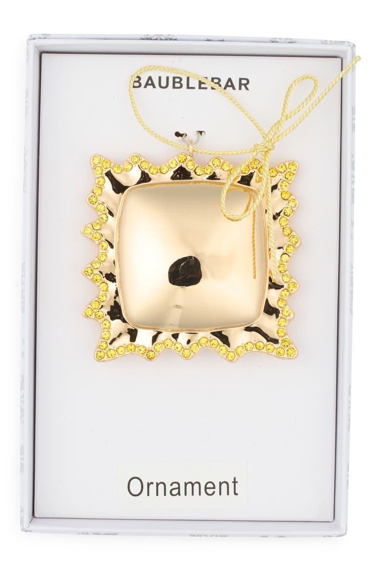 Ravioli Ornament, Alternate, color, GOLD