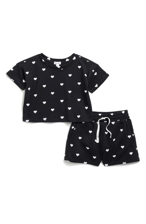 Kids' Heart T-Shirt & Shorts Set (Big Kid)