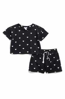 Splendid Kids' Heart T-Shirt & Shorts Set