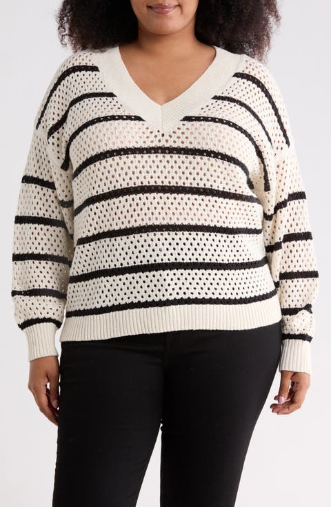 Airy Openwork Sweater