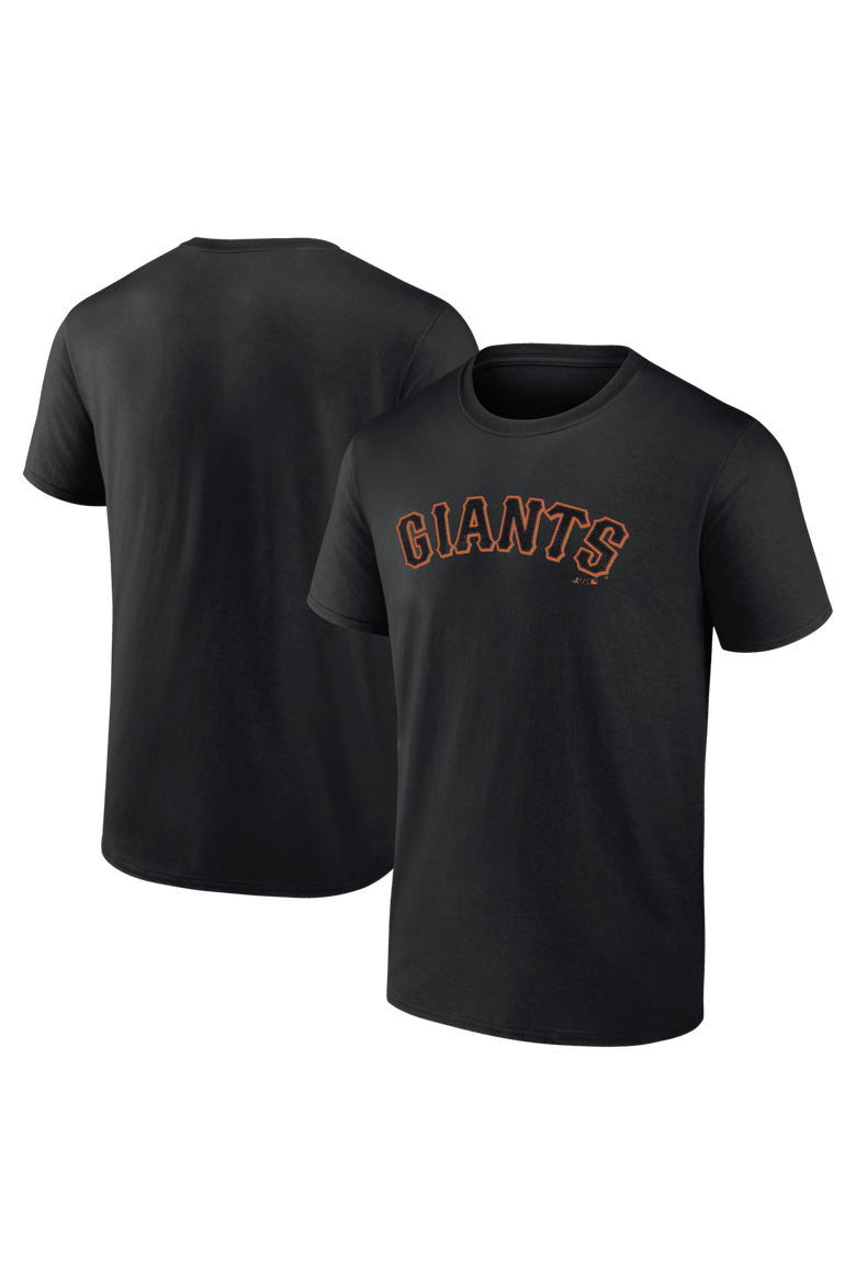 Men's Logo Athletic Black San Francisco Giants Wordmark T-Shirt, Main, color, Black