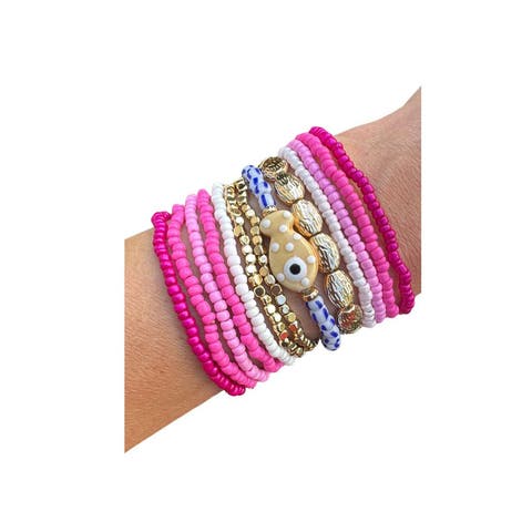 Poolside Pink Bracelet Bundle