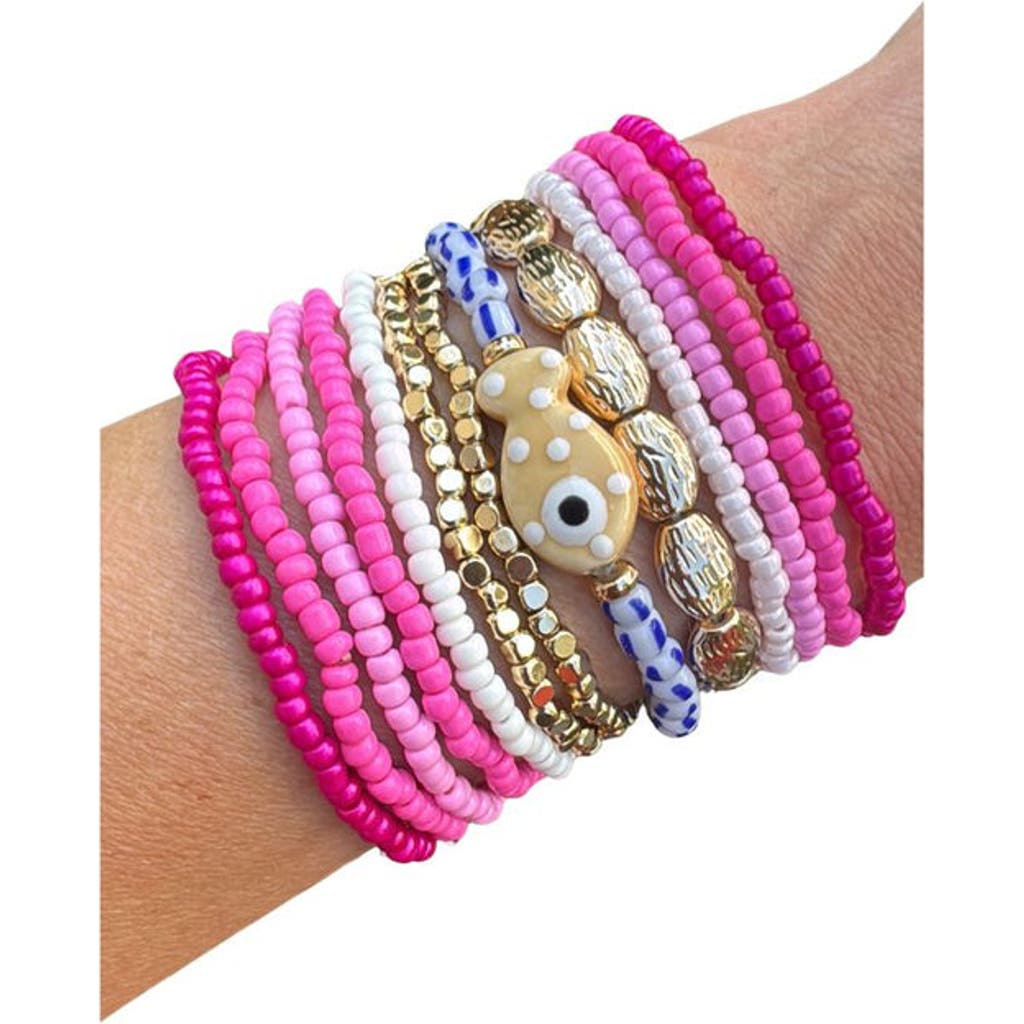 Erin Mcdermott Jewelry Poolside Pink Bracelet Bundle