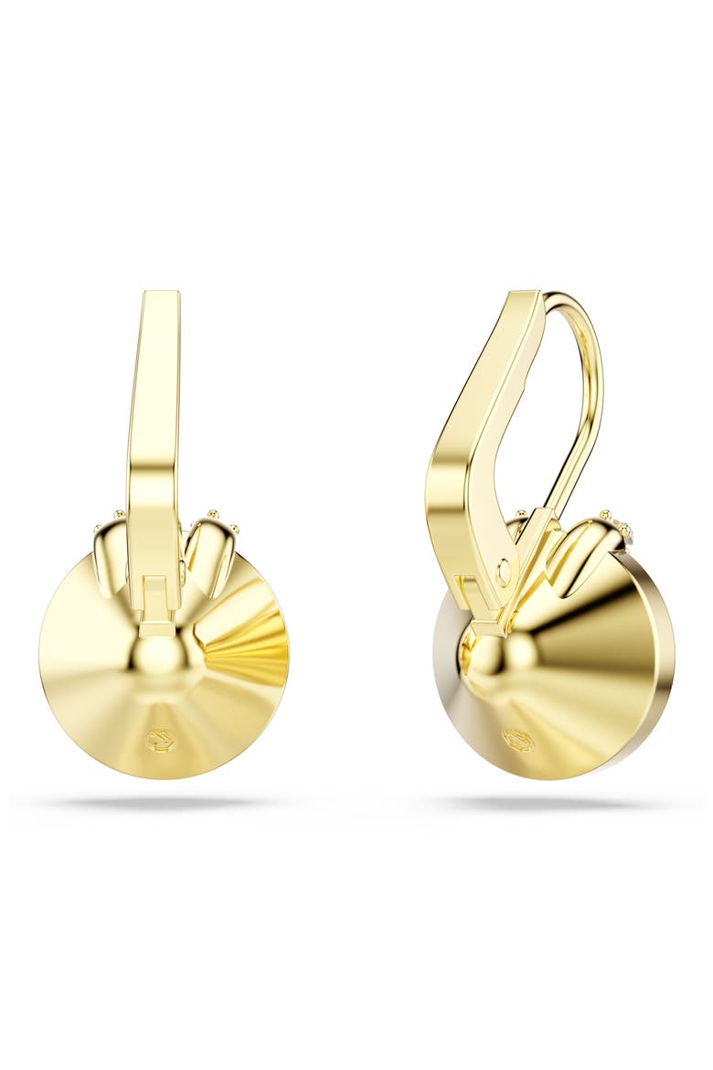 Bella Crystal Drop Earrings, Alternate, color, GREEN/ GOLD