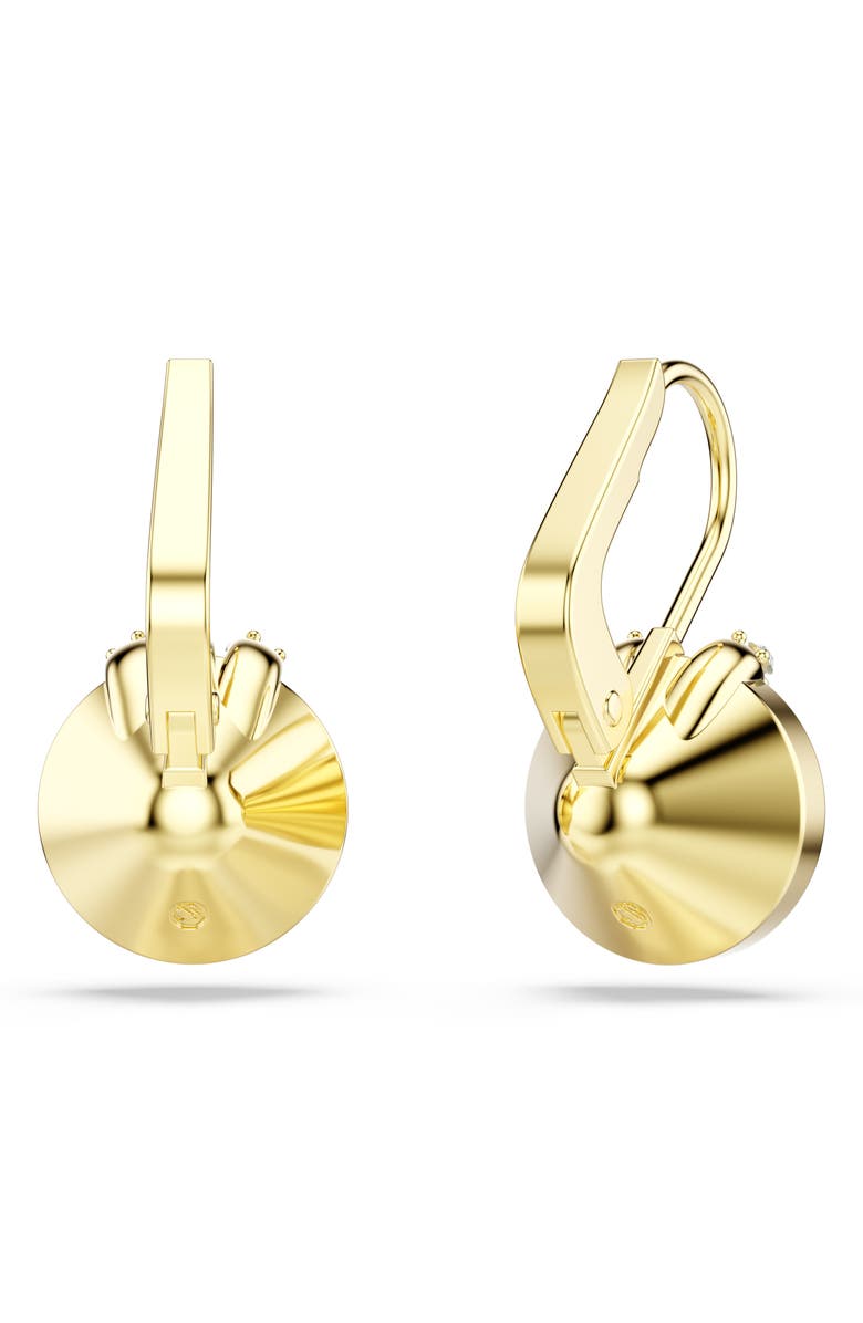 Swarovski Bella Crystal Drop Earrings, Alternate, color, Green/ Gold