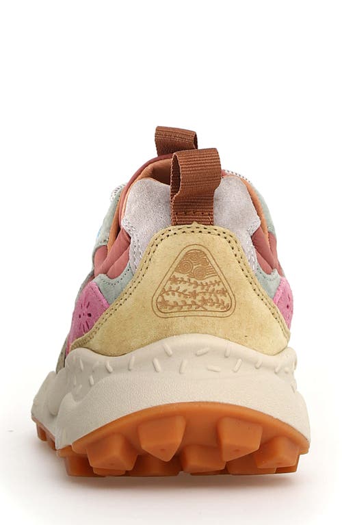 Flower Mountain Laced Sneakers In Brown