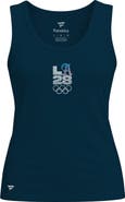 FANATICS Women's Fanatics Navy LA28 Bluebell Collection Fitted Tank Top