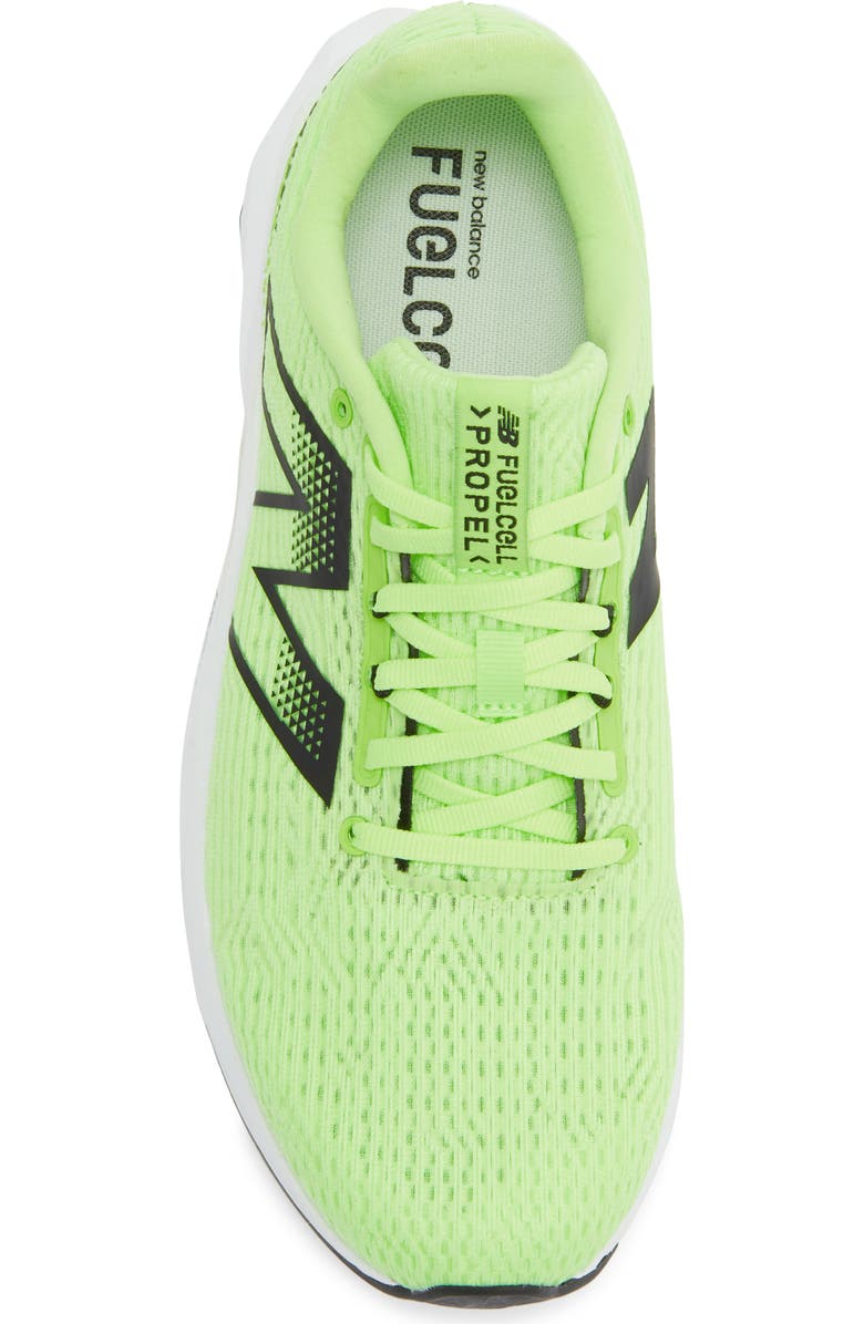 New Balance FuelCell Propel V5 Running Shoe, Alternate, color, Mint Flash/ White