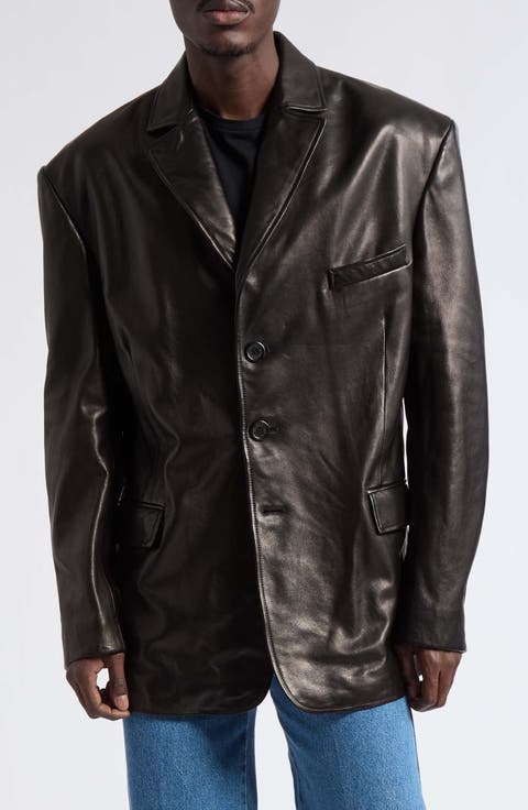 Leather Blazer