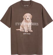 SANTO STUDIO Not that Serious Cotton Graphic T-Shirt