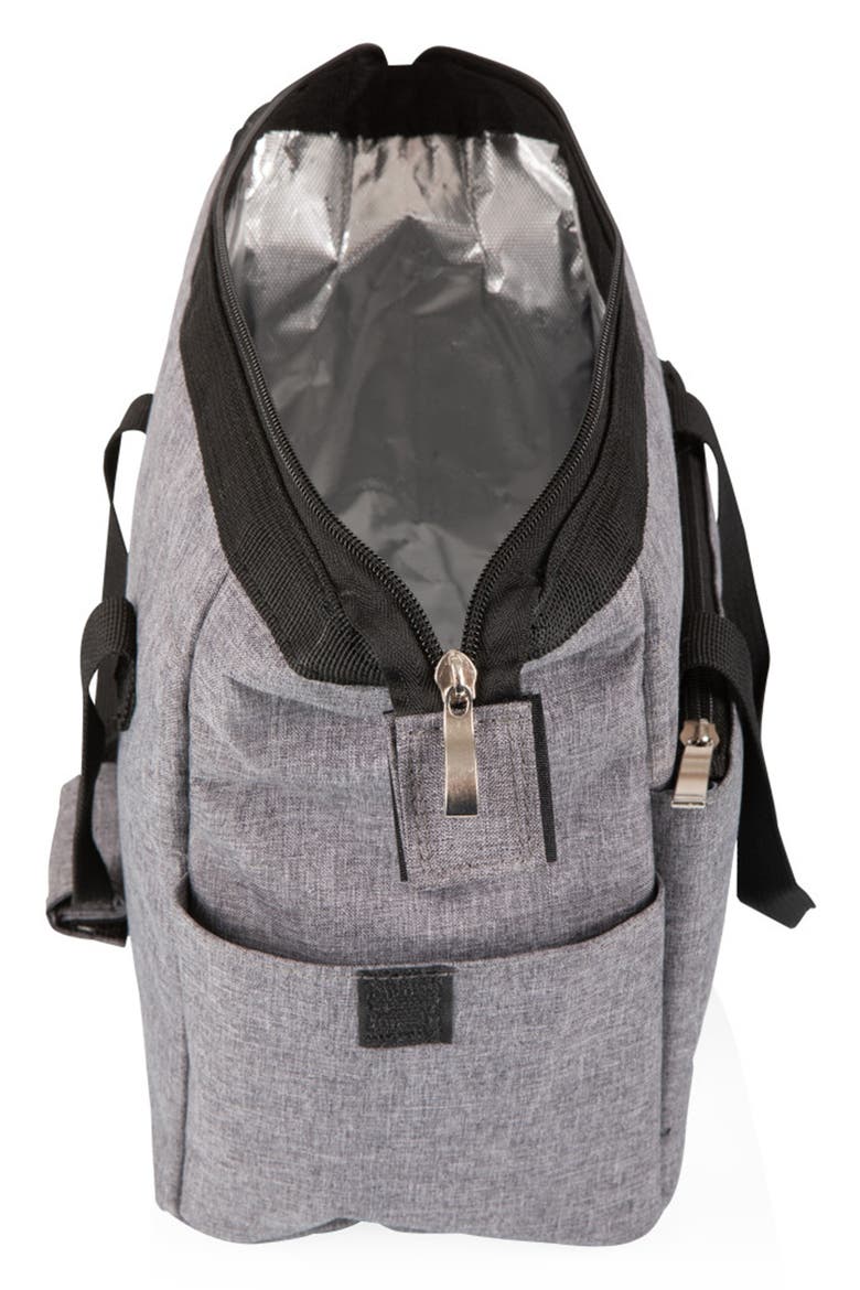 On The Go Lunch Cooler, Alternate, color, HEATHERED GRAY