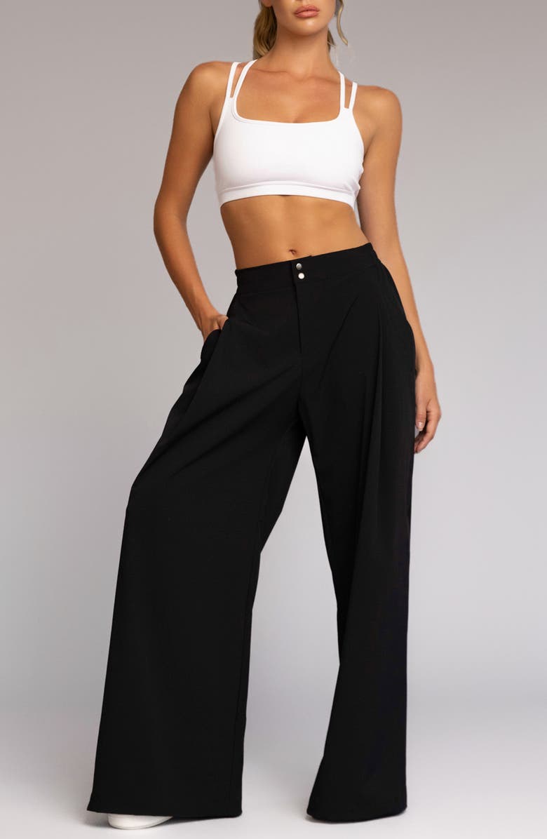 Heroine Sport Daja Wide Leg Pants, Alternate, color, Black