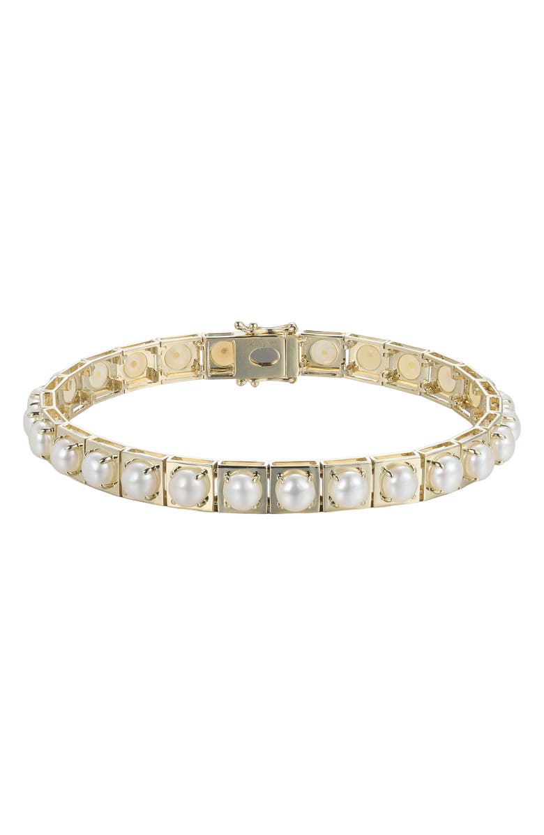 TYPE JEWELRY Leggo Pearl Bracelet, Main, color, White