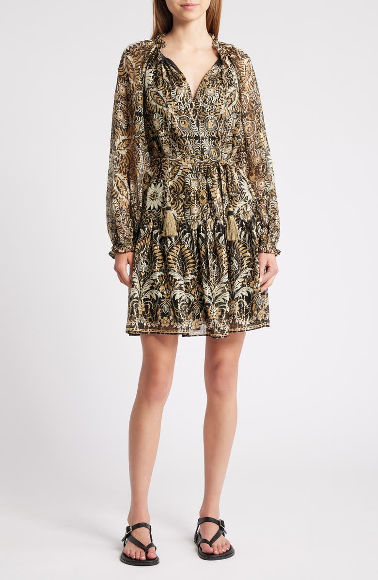 KOBI HALPERIN Kaye Long Sleeve Dress, Main, color, 