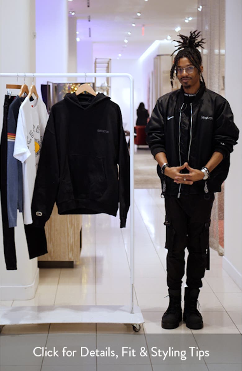 Oversize Embroidered Logo Heavyweight Hoodie, sales video thumbnail