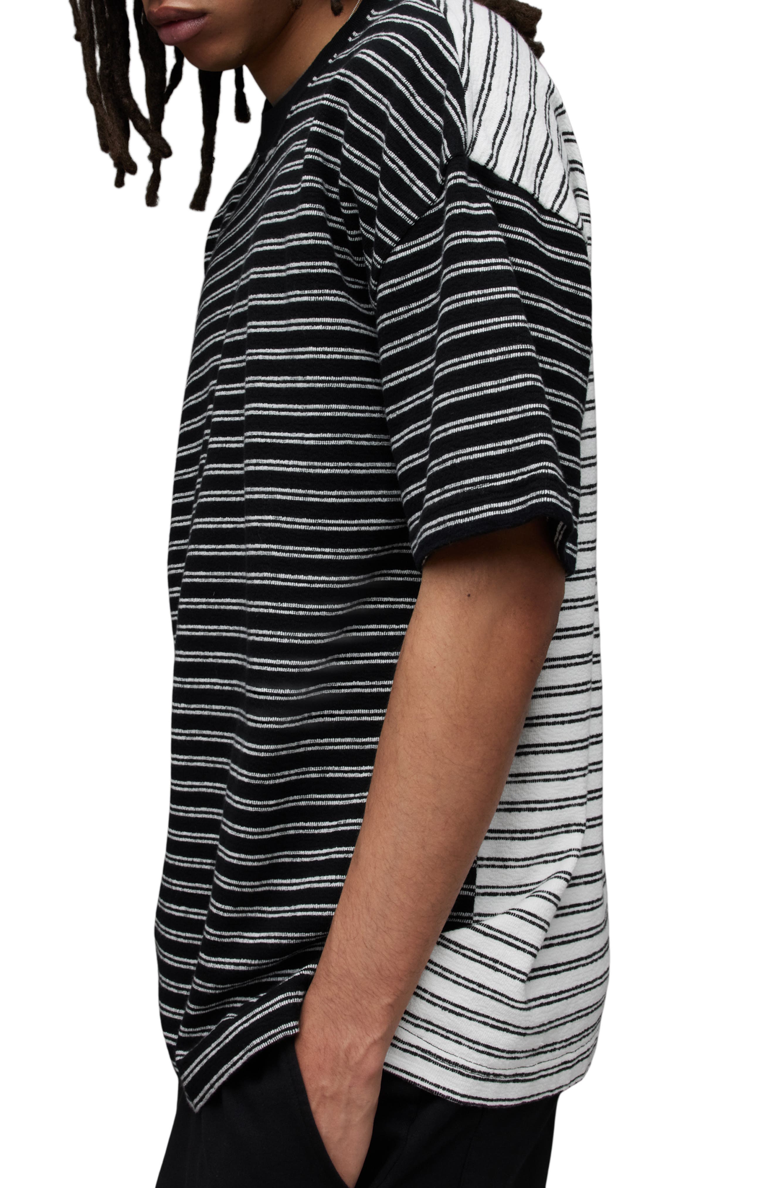 AllSaints Ricky Stripe T-Shirt (Men) | Nordstromrack