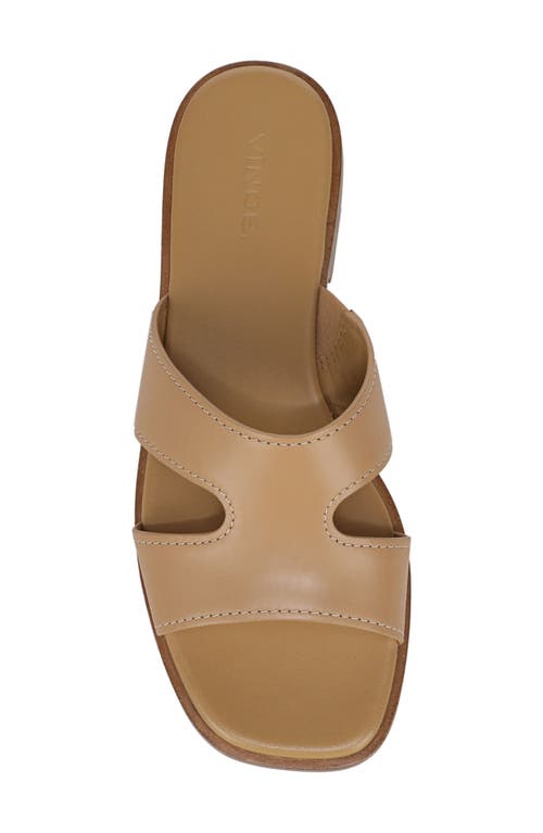 Vince Meyers Leather Flat Sandals