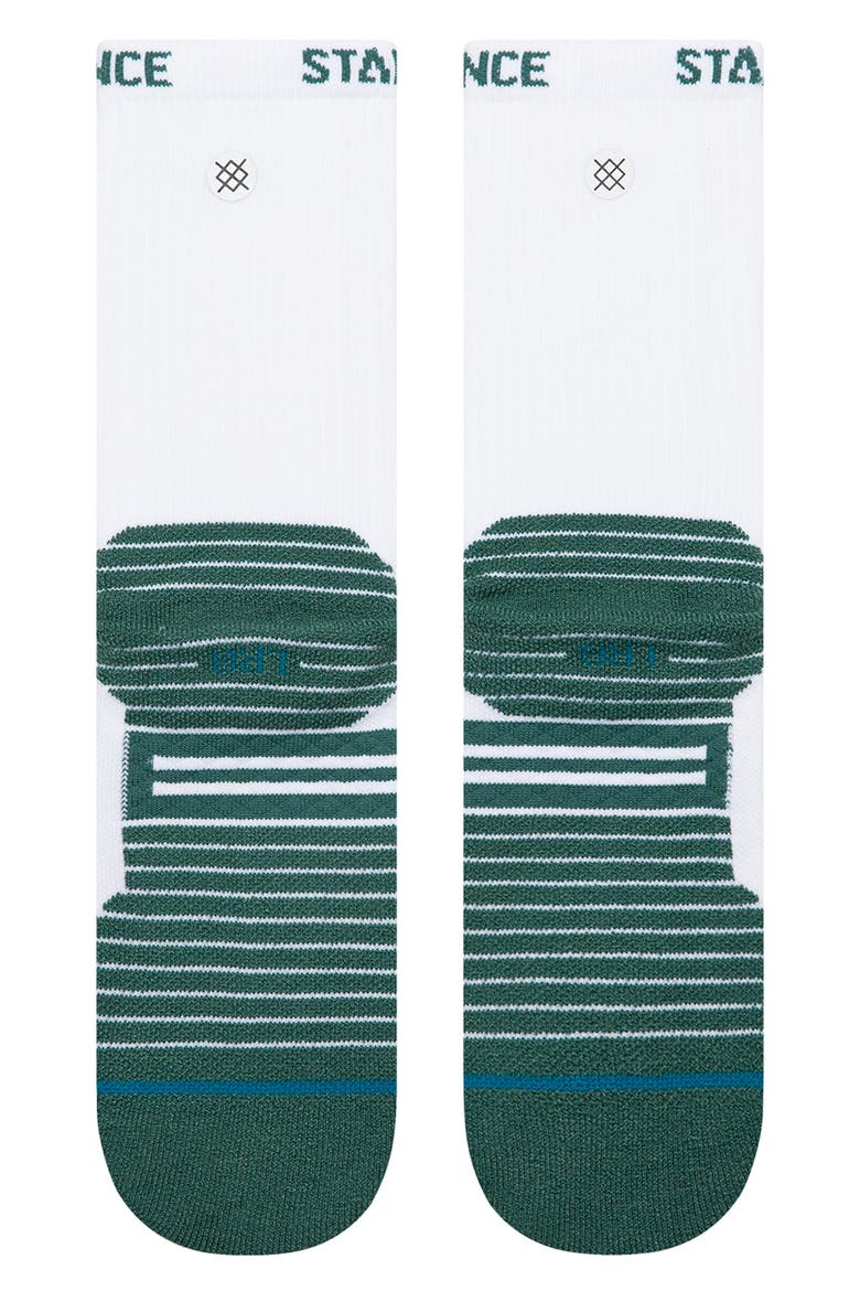 Fairway Rib Crew Socks, Alternate, color, WHITE