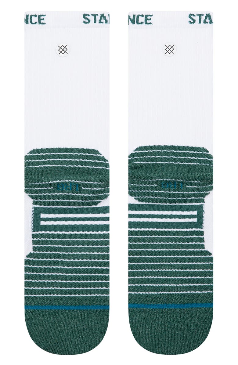 Stance Fairway Rib Crew Socks, Alternate, color, White