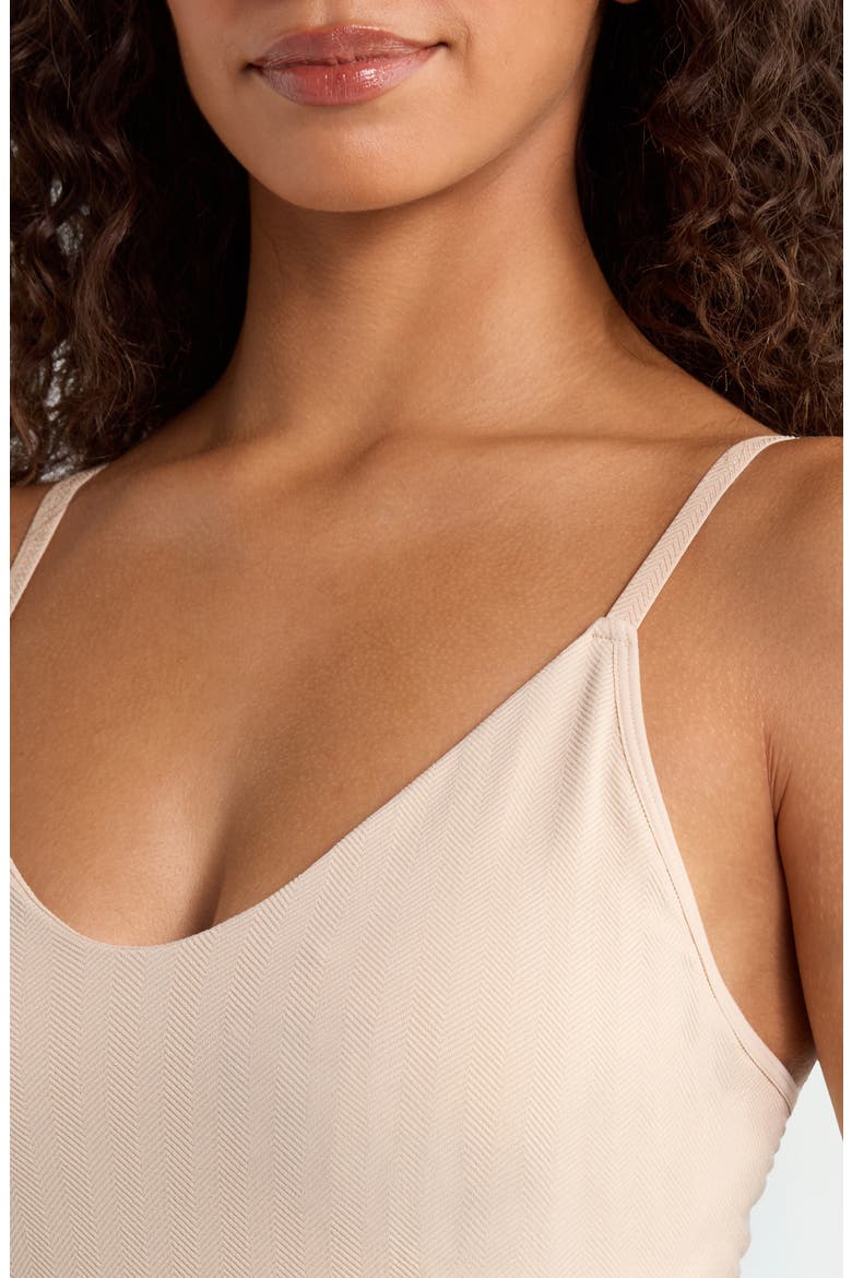 Herringbone Seamless Camisole, Alternate, color, LIGHT TRUFFLE