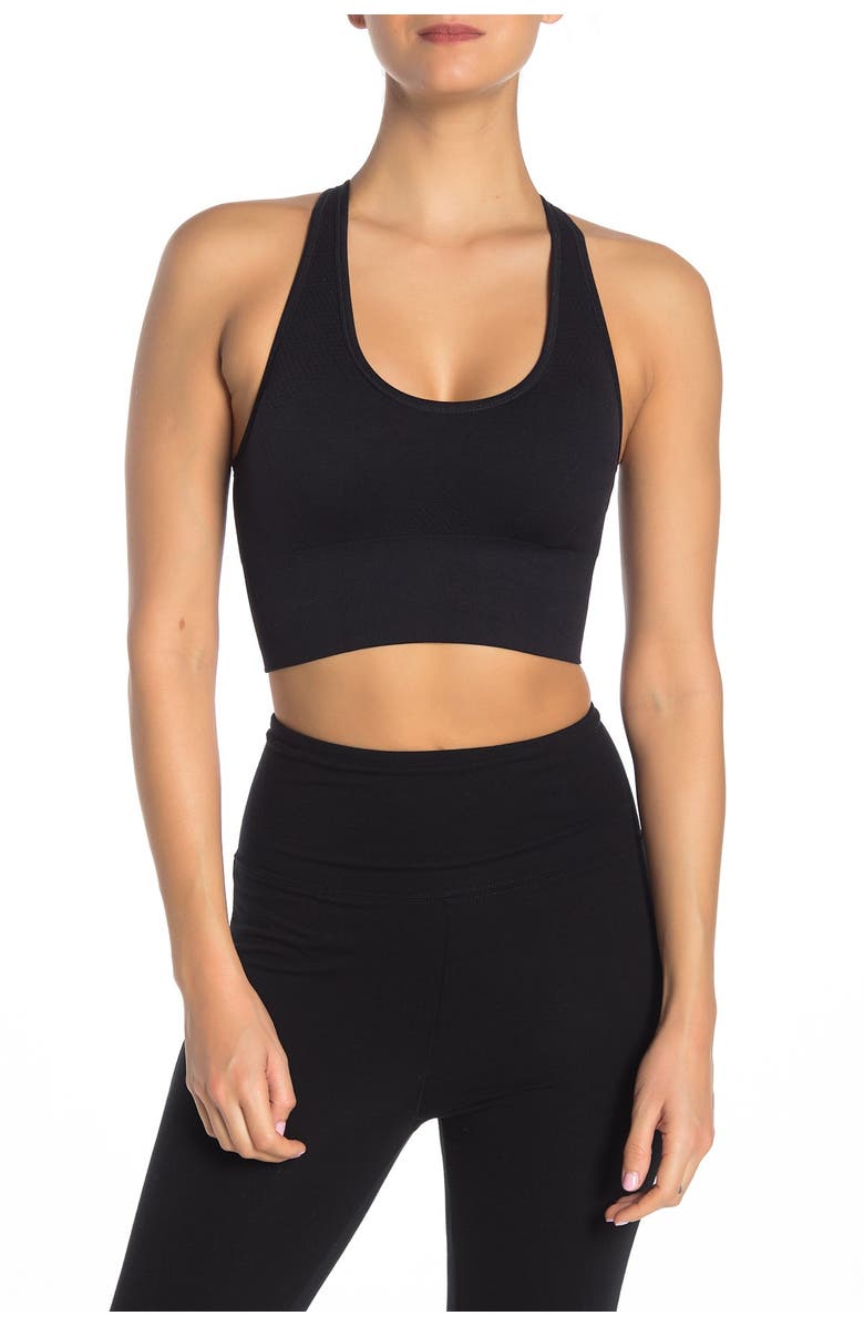 Z by Zella Seamless Crossback Bralette, Main, color,